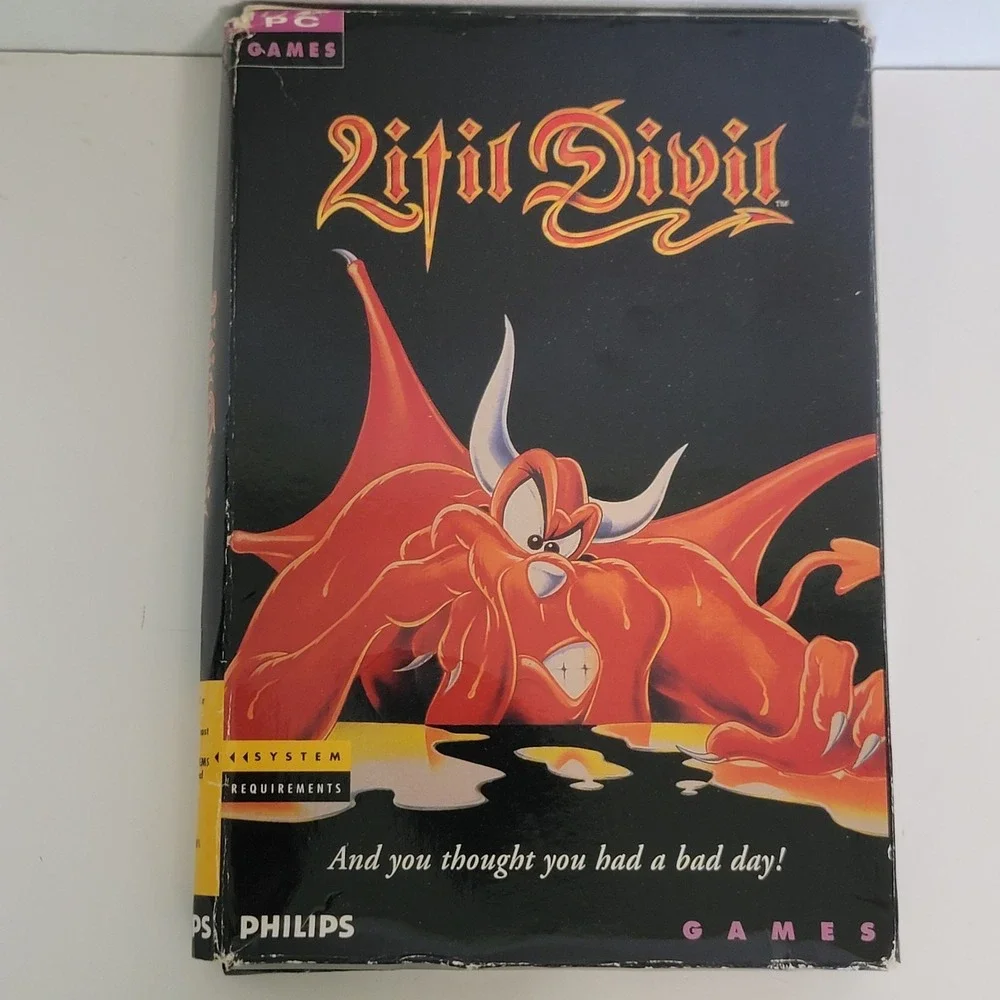 Litil Devil 1994 Vtg IBM full Complete Set Big Box‎ RARE